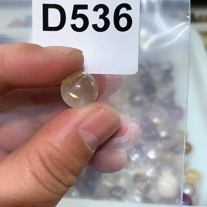 水晶天然水晶球D536未镶嵌贝*