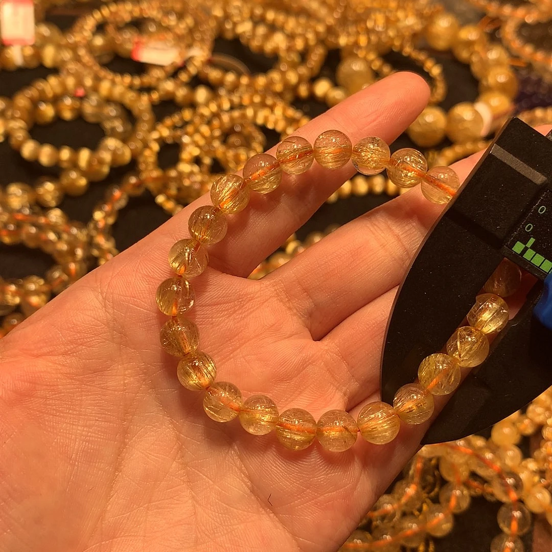 未镶嵌手串水晶手链7.8