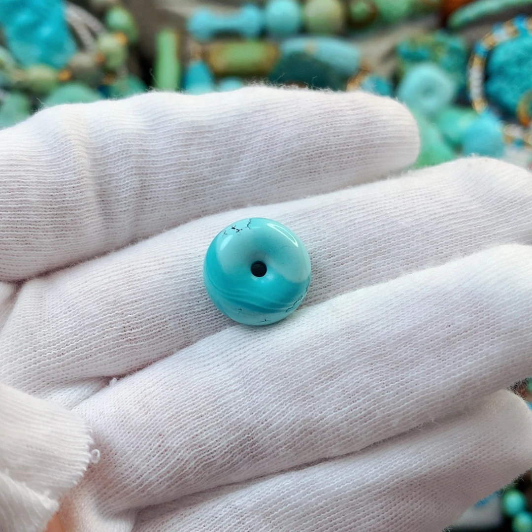 未镶嵌绿松石珠宝半成品