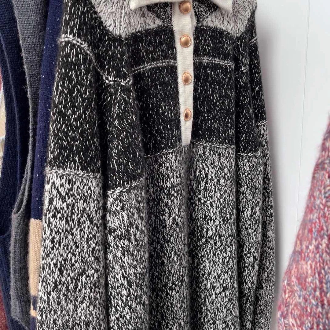 一***酱瓦莎 同款 羊绒衫