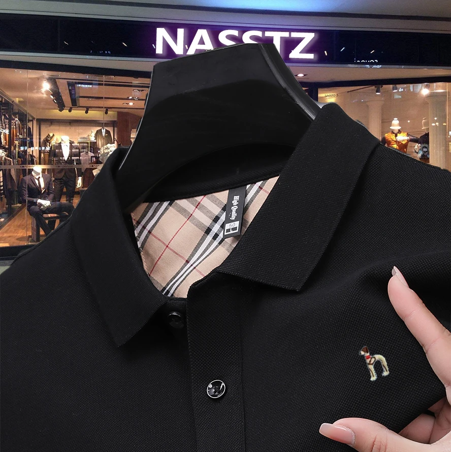 【奥莱撤柜】1折专柜正品夏季新品男士百搭纯棉商务翻领POLO衫透气