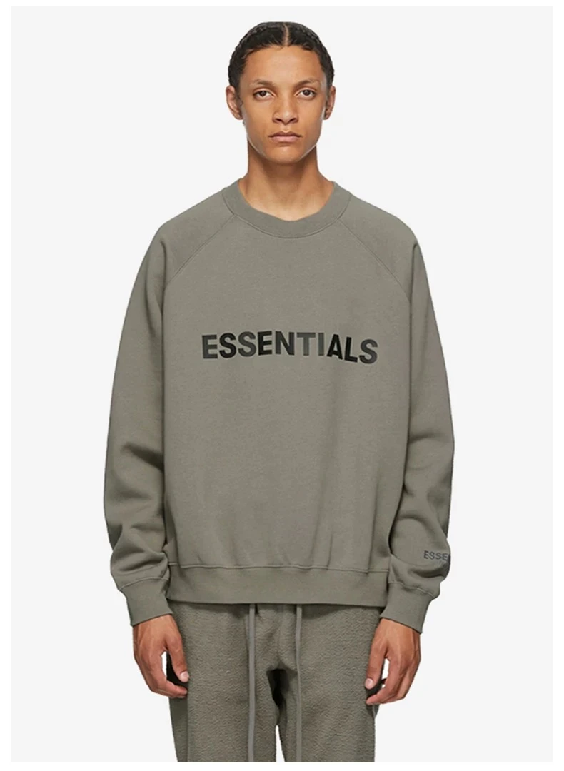 Essentials FW20 Sweatshirt 圆领脑前Logo加绒卫衣男女同款FOG07