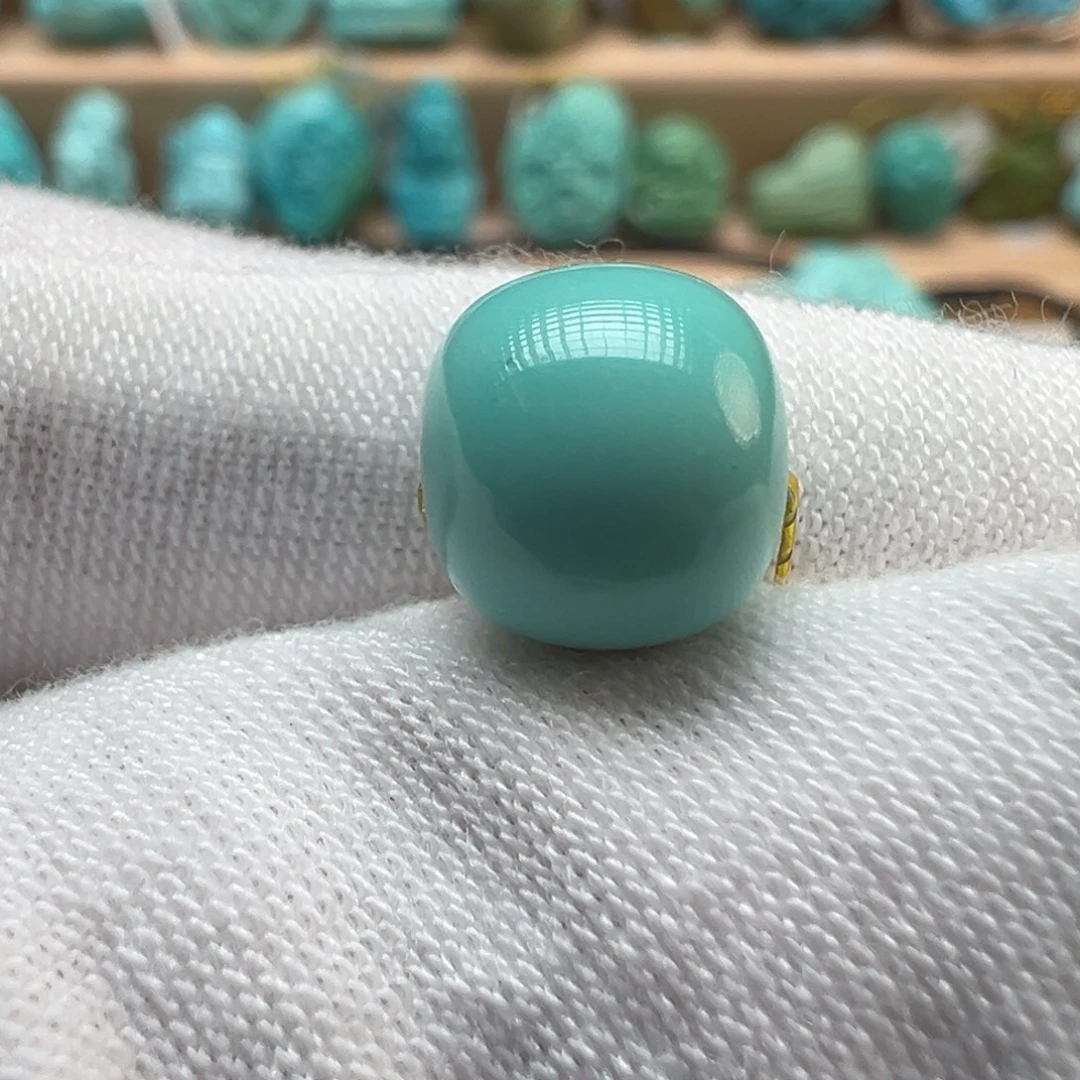 绿松石未镶嵌配饰9.3×8.9