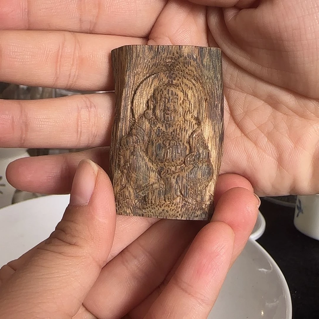 沉香沉香碎屑大肚佛13.2克高油