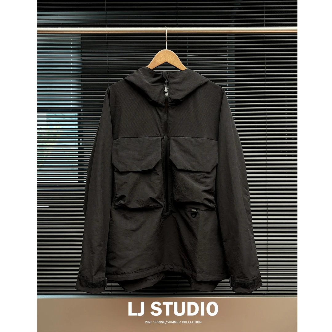 L.JIN .城市机能户外冲锋夹克.Outdoor jacket .宽松套头版. 5031