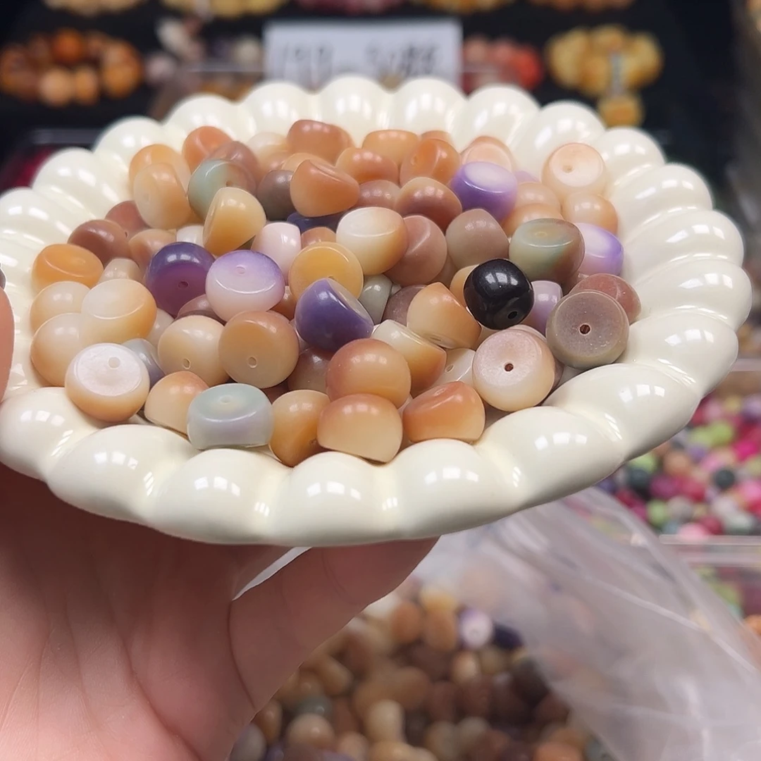 菩提根/象牙果手串微瑕13➕敦煌混蒜瓣50颗