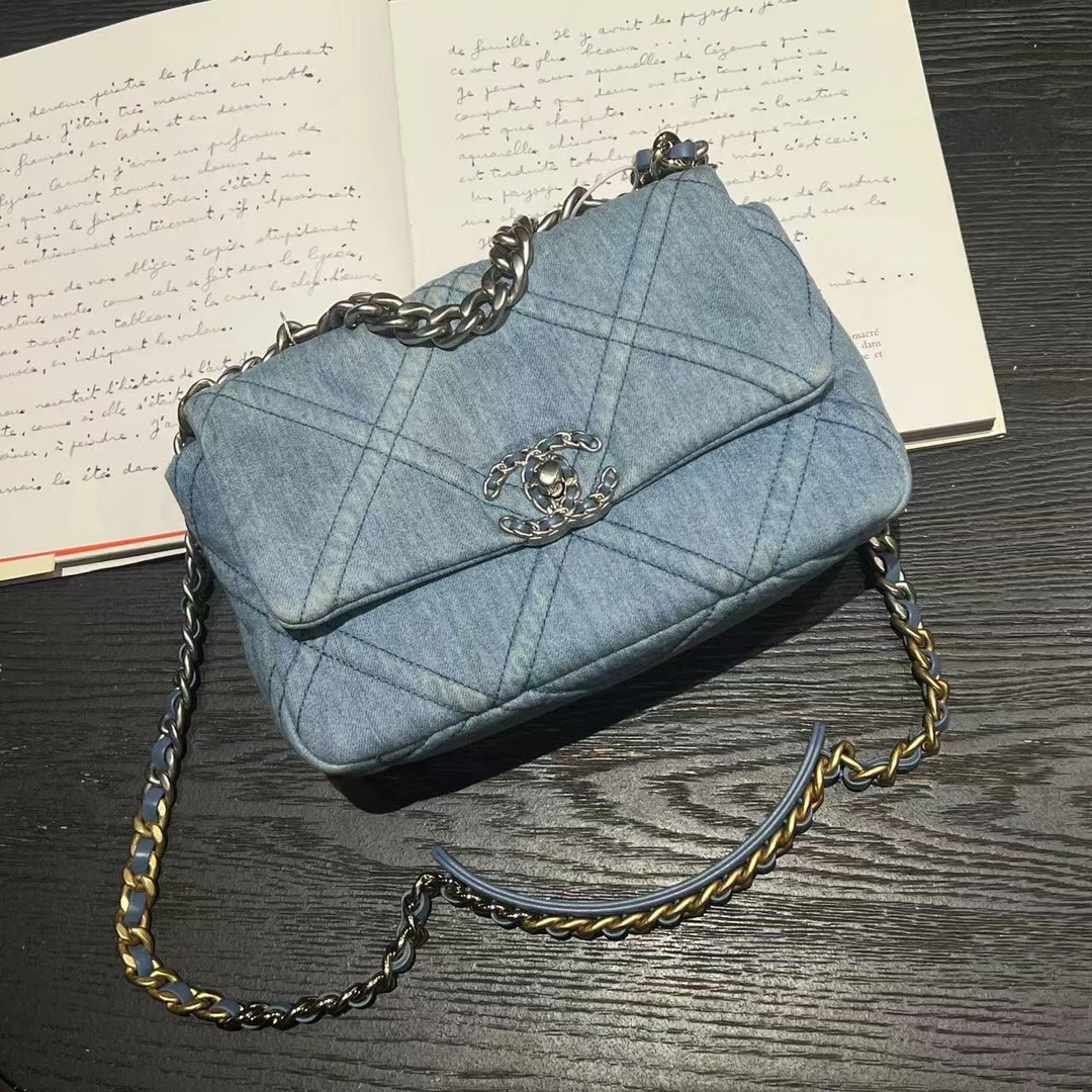 95新 Chanel/香奈儿 舍得 Chanel 牛仔19Bag链条包