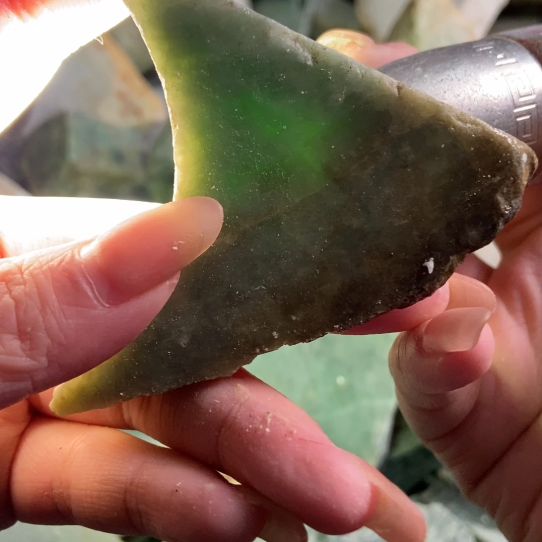 翡翠未镶嵌挂件天然翡翠