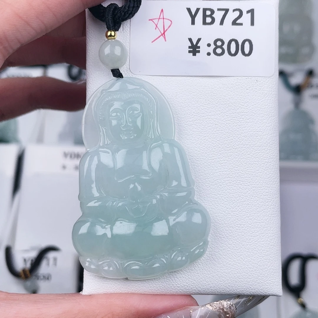 翡翠未镶嵌颈饰YB721