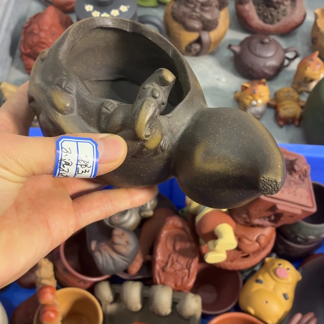 紫砂茶杯瑕疵不退不换介意勿拍