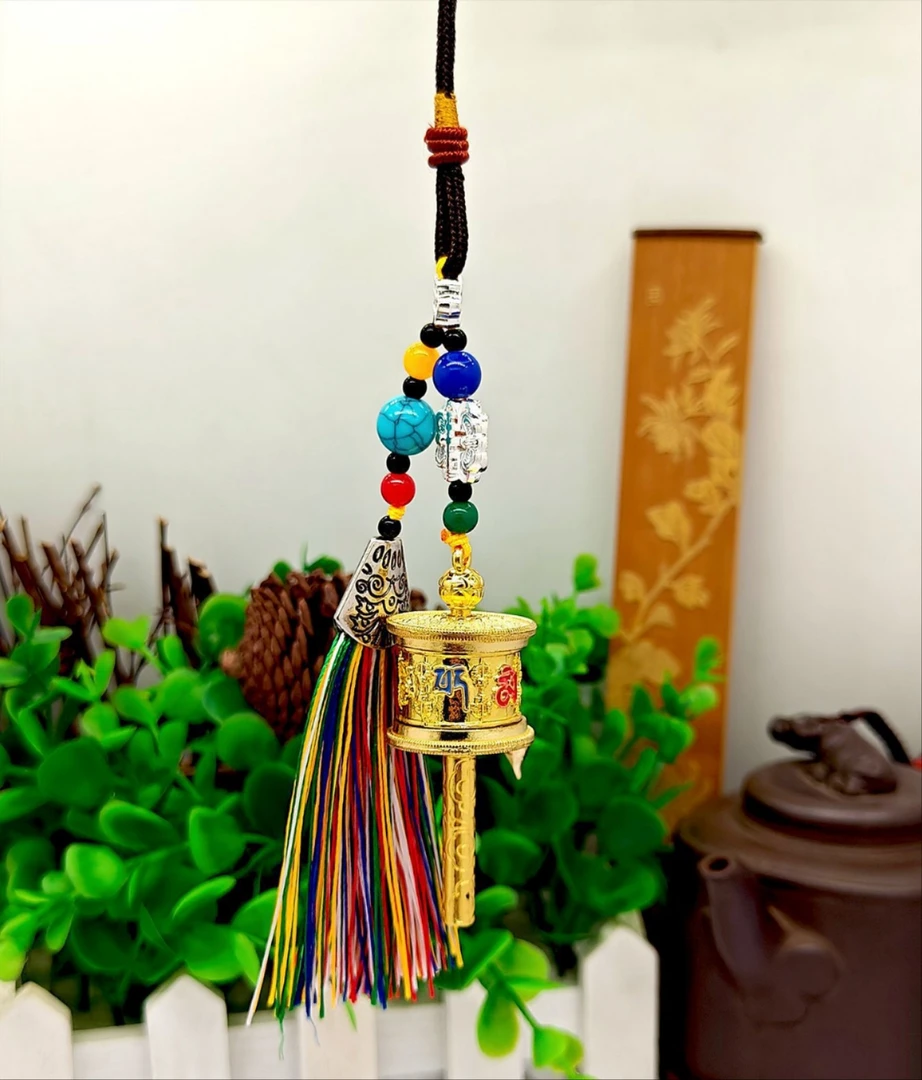 【转经筒】六字箴言精美挂件