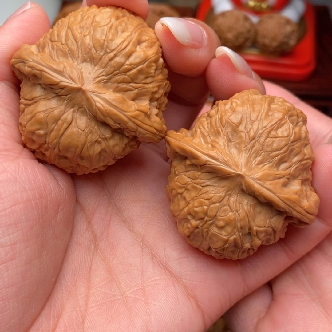 文玩核桃把件南瓜45全品