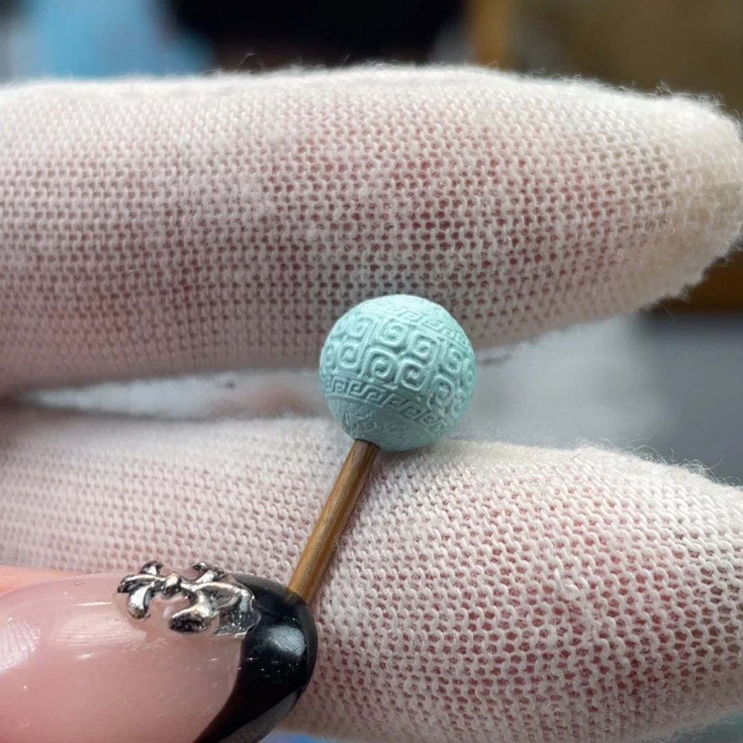 绿松石未镶嵌挂件