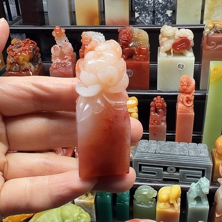 寿山石印石寿山石手工雕刻