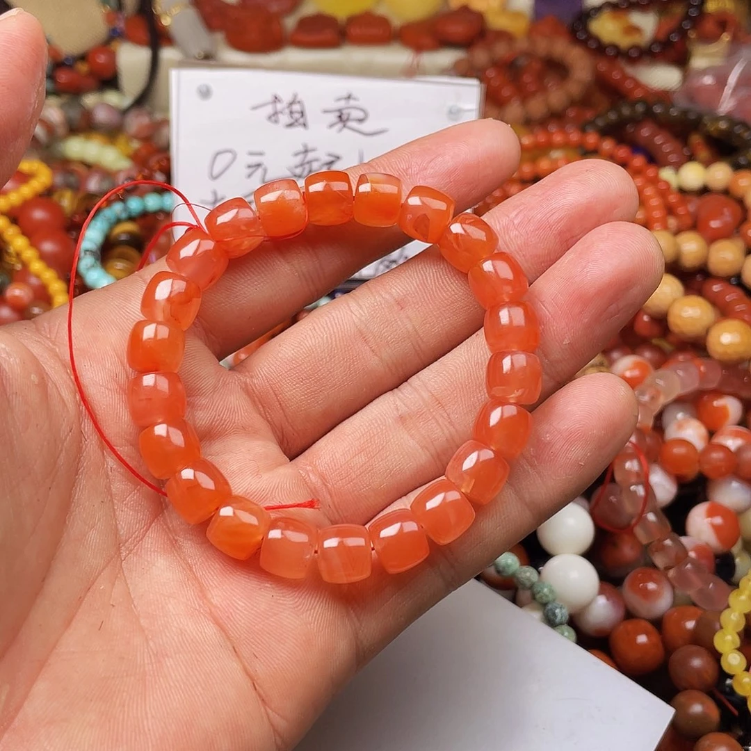 玛瑙/玉髓手链合金岁**年45428