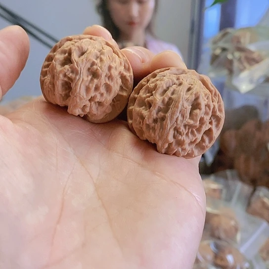 【闪购商品】把件文玩核桃35.5苹果