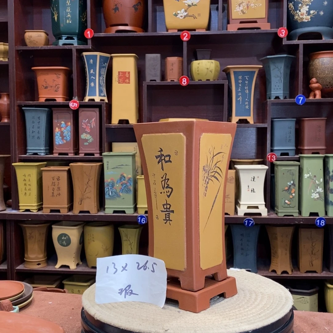紫砂花盆紫砂艺术