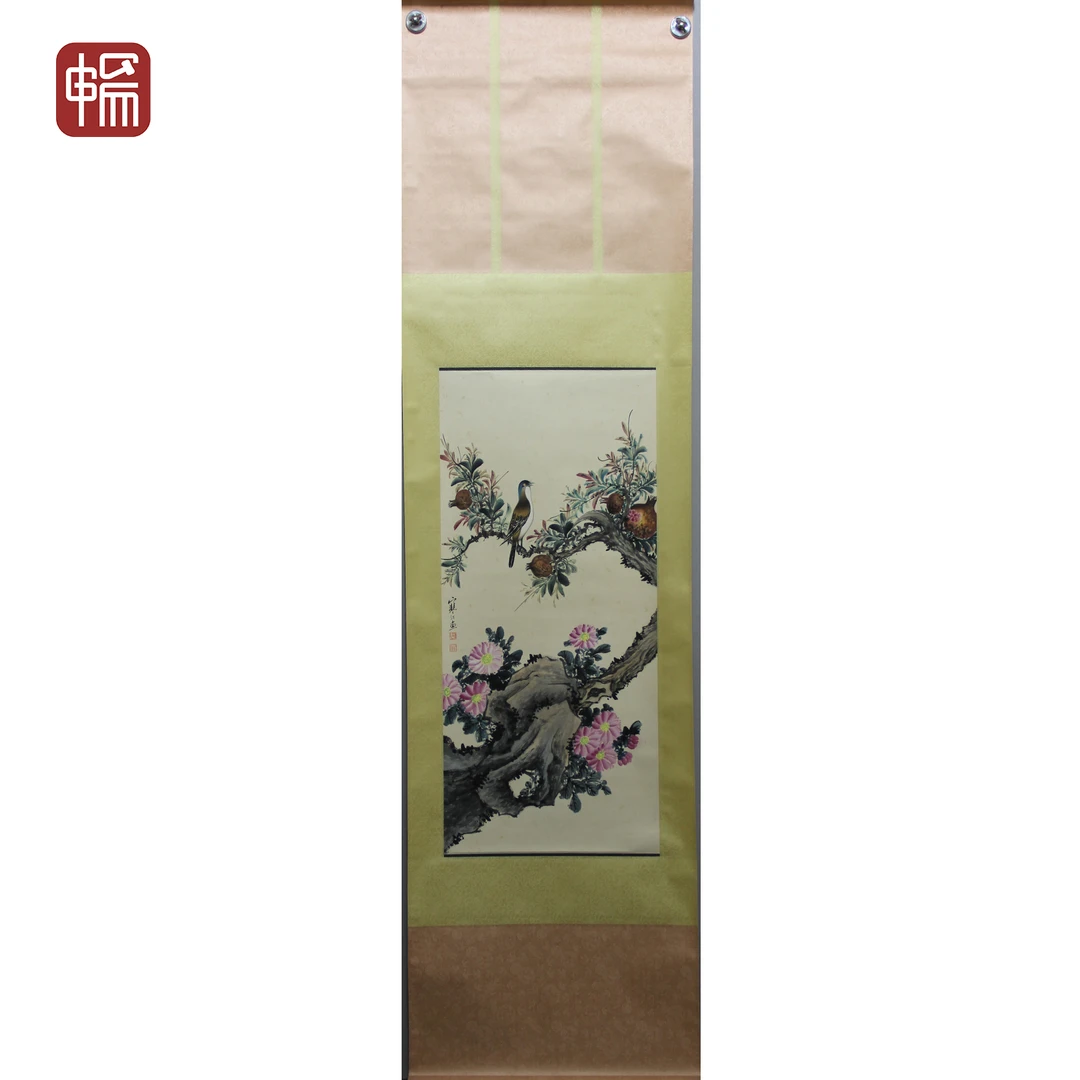 T859 喜事临头 江寒汀96*43（3.71）纸本立轴 MZ