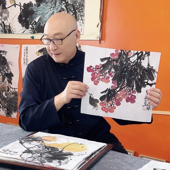 国画张圣敏先生纯手绘作品