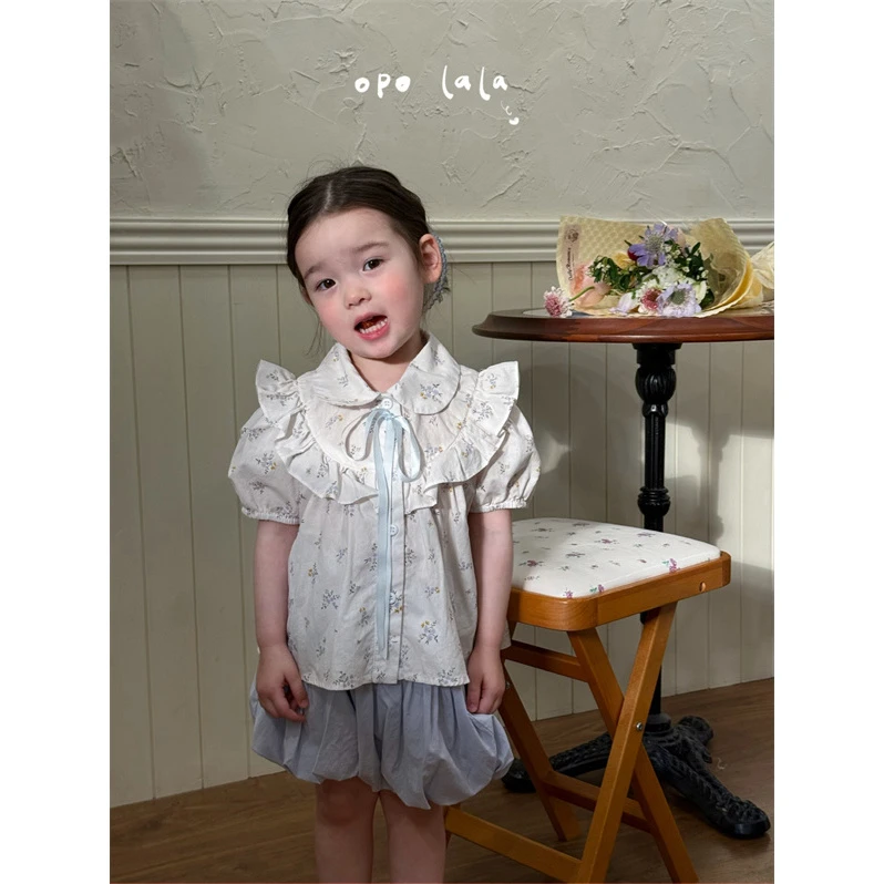 AC486~opolala·25夏~碎花娃娃衫X198105