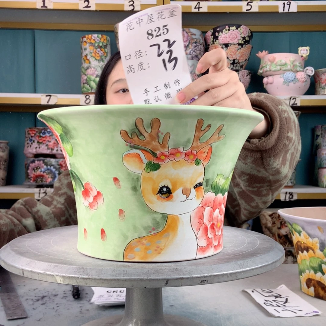 罐景德镇手工瑕疵825