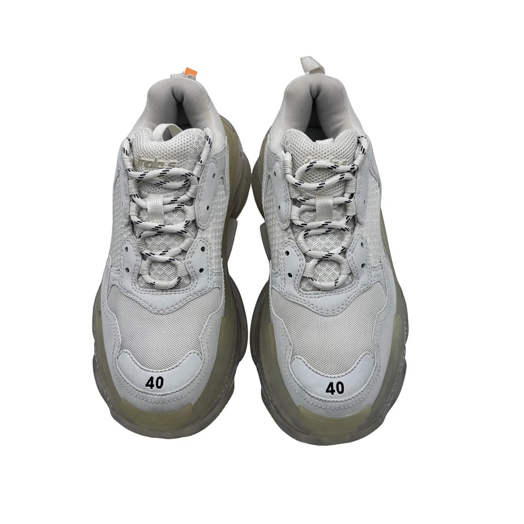 95新 Balenciaga/巴黎世家 40码triples老爹鞋96新vv318