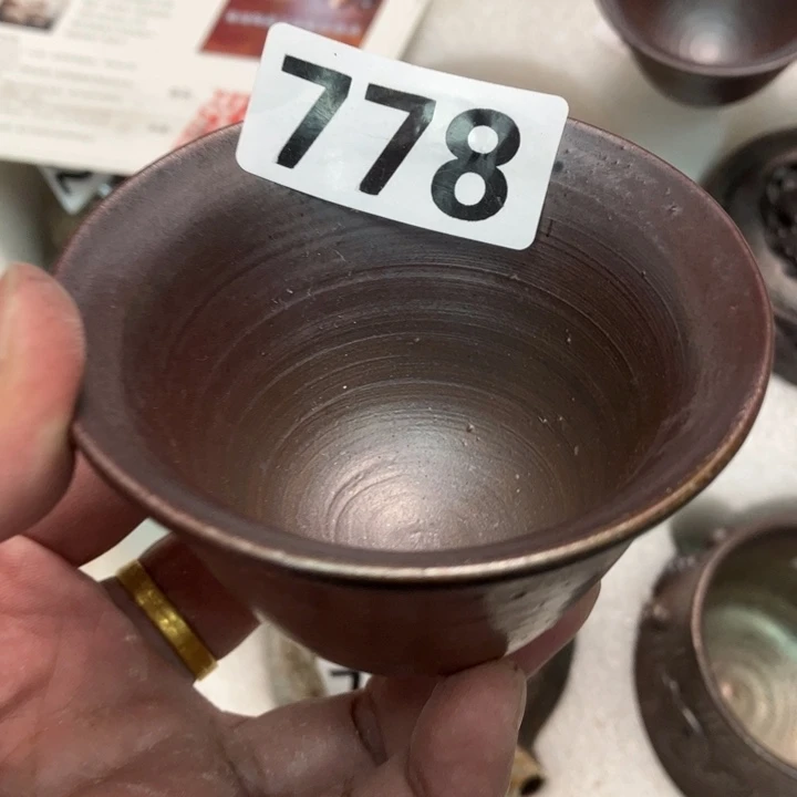 柴烧杯子与宝瓶大放漏