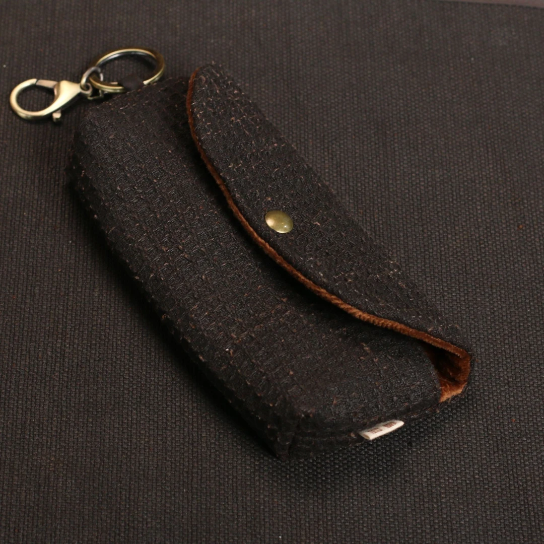 【悦生活】<华夫格>柞蚕丝眼镜袋 19*10*3（慢蓝S0605）