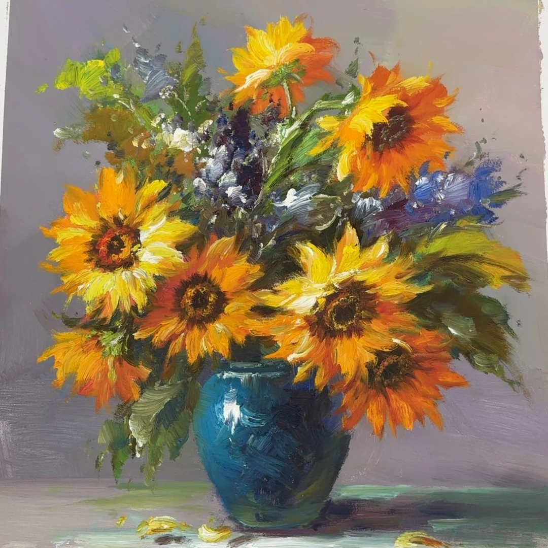 油画优惠活动的时候我也