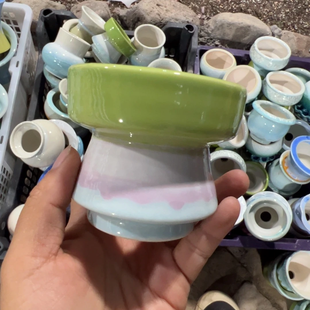 景德镇手工盆 内口7