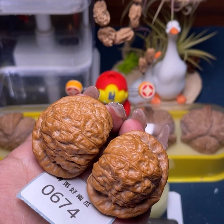 ****文玩核桃把件南瓜墩44-0674