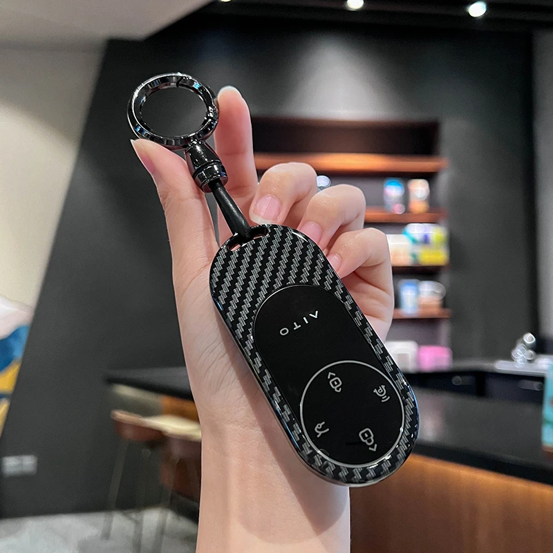 适用华为问界M9钥匙套25款AiTO新款M5男M7 M8汽车Ultra包扣保护壳