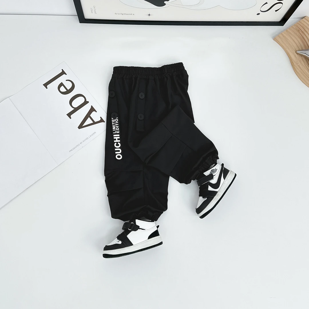 儿童裤子春秋款男童休闲裤2025秋新款秋装 BDQ25159 悠悠童话童装