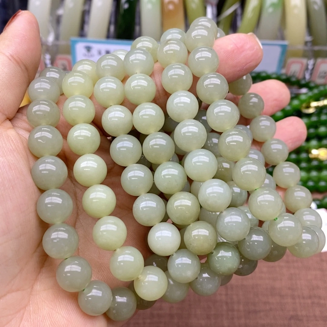 未镶嵌手串和田玉卡10