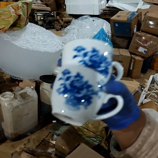 绿泥陶瓷盘子碗啥都有