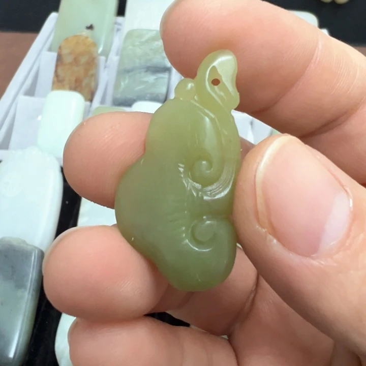 吊坠(不含链)未镶嵌和田玉