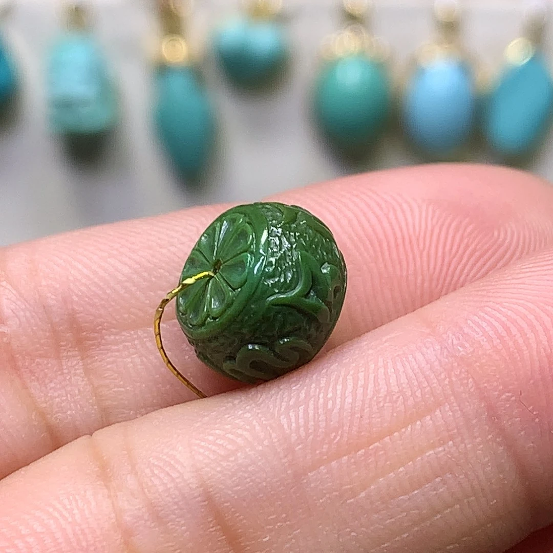 绿松石未镶嵌配饰