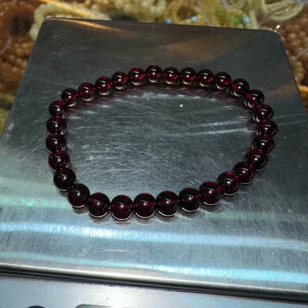 石榴石卡6mm手串多样性发其一