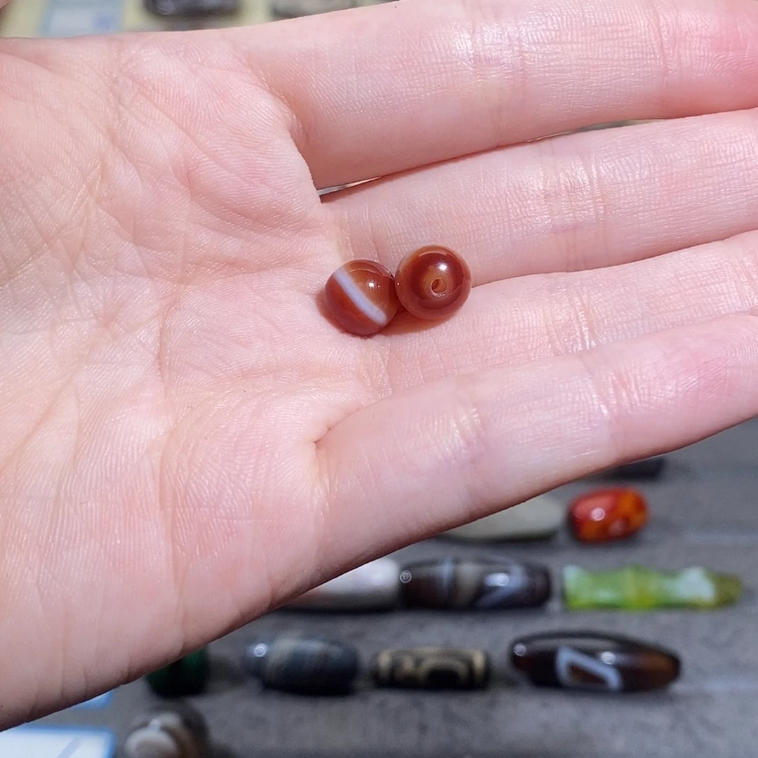 晨***嘉玛瑙/玉髓合金颈饰