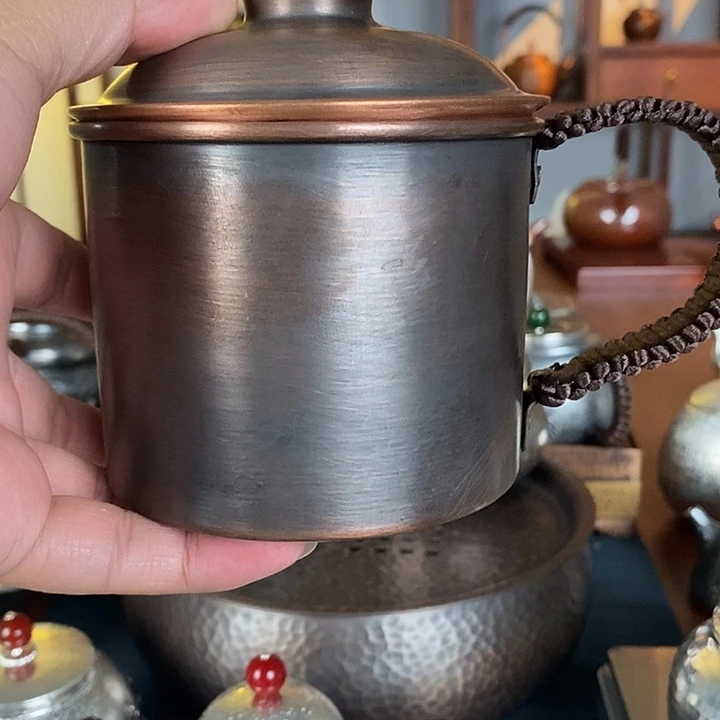 香****手工制作紫铜壶工艺