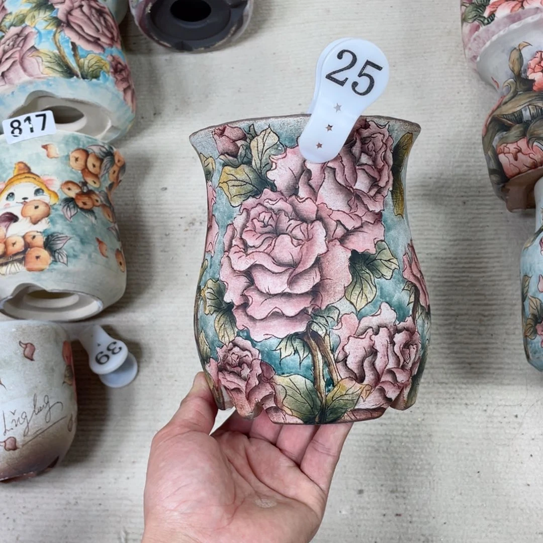 紫砂花盆ζ****?陶瓷多肉花盆瑕疵