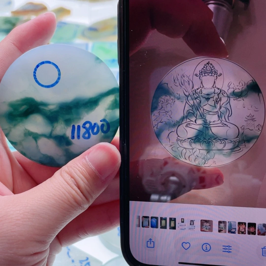 【闪购商品】定制翡翠未镶嵌天然翡翠包工