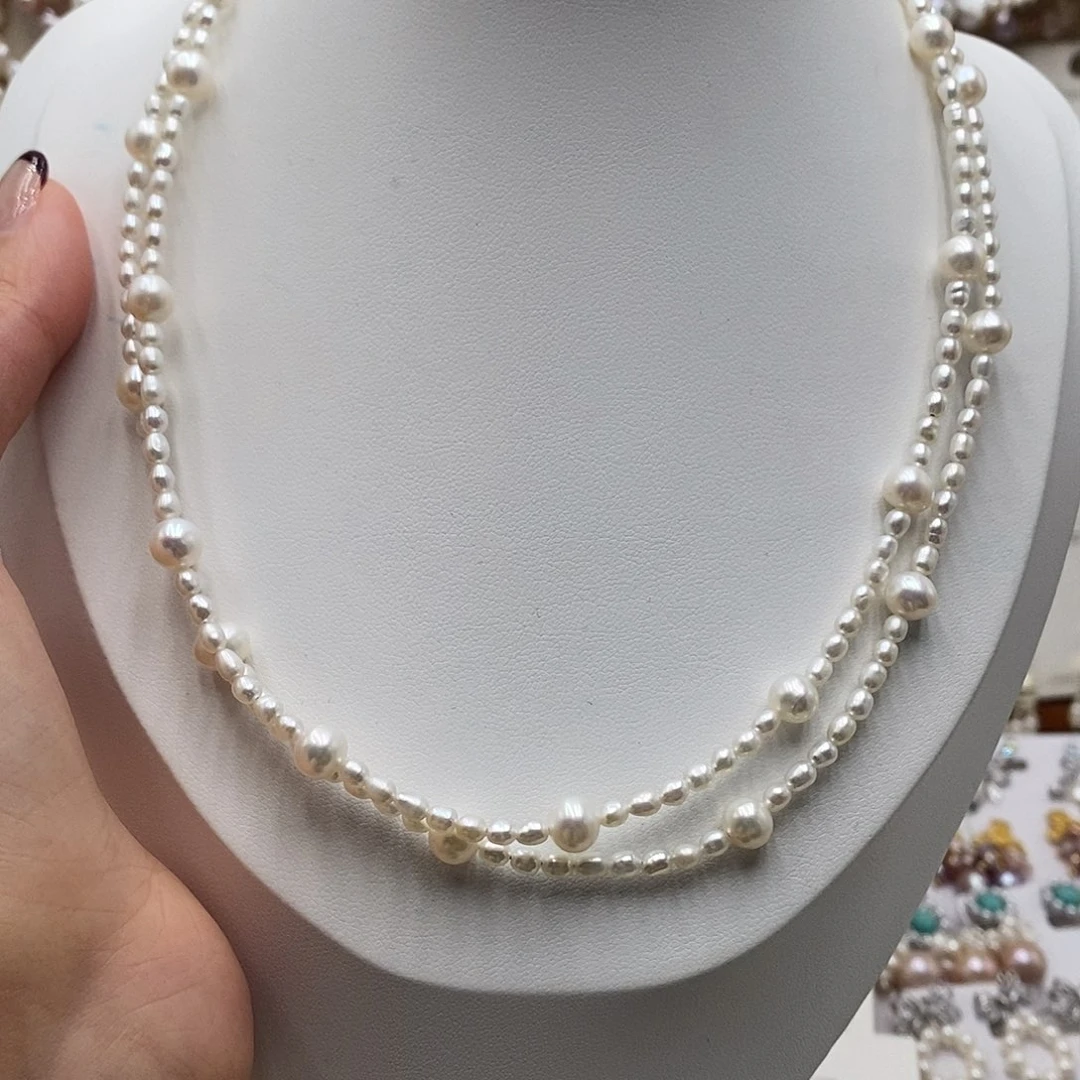 耳饰淡水珍珠银S925镶嵌