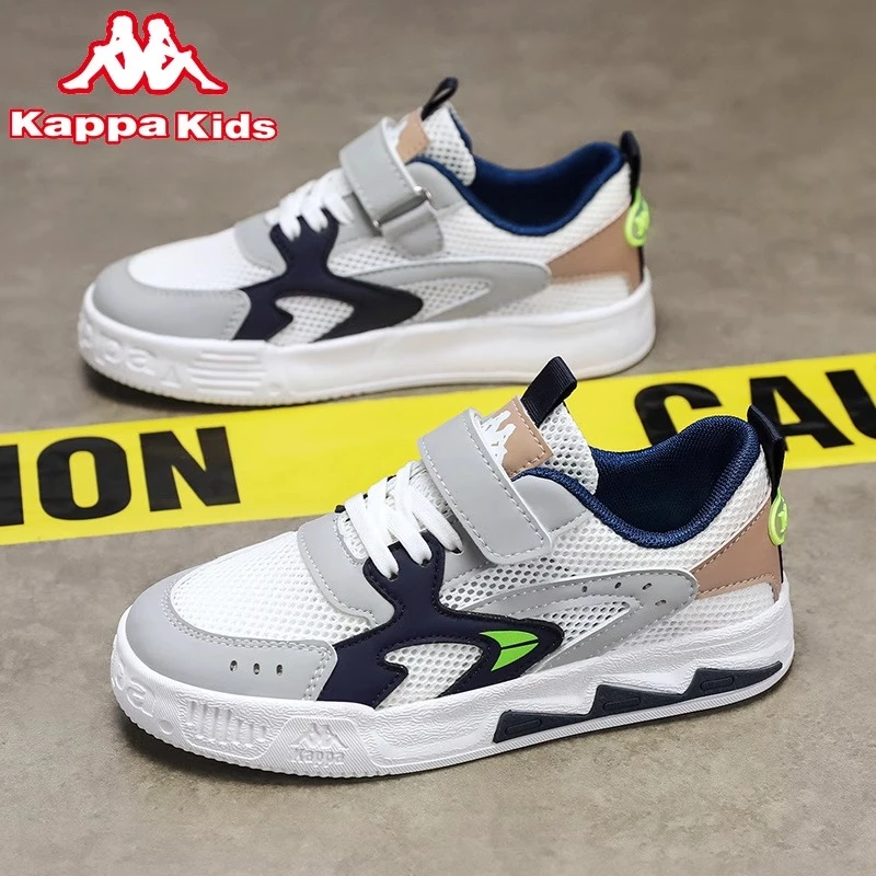 kappa卡帕儿童透气运动鞋男童鞋子2025春夏新款宝宝透气防滑网鞋