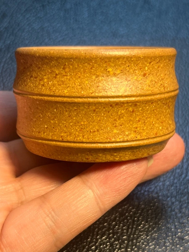 原矿紫砂杯黄降破料子50cc