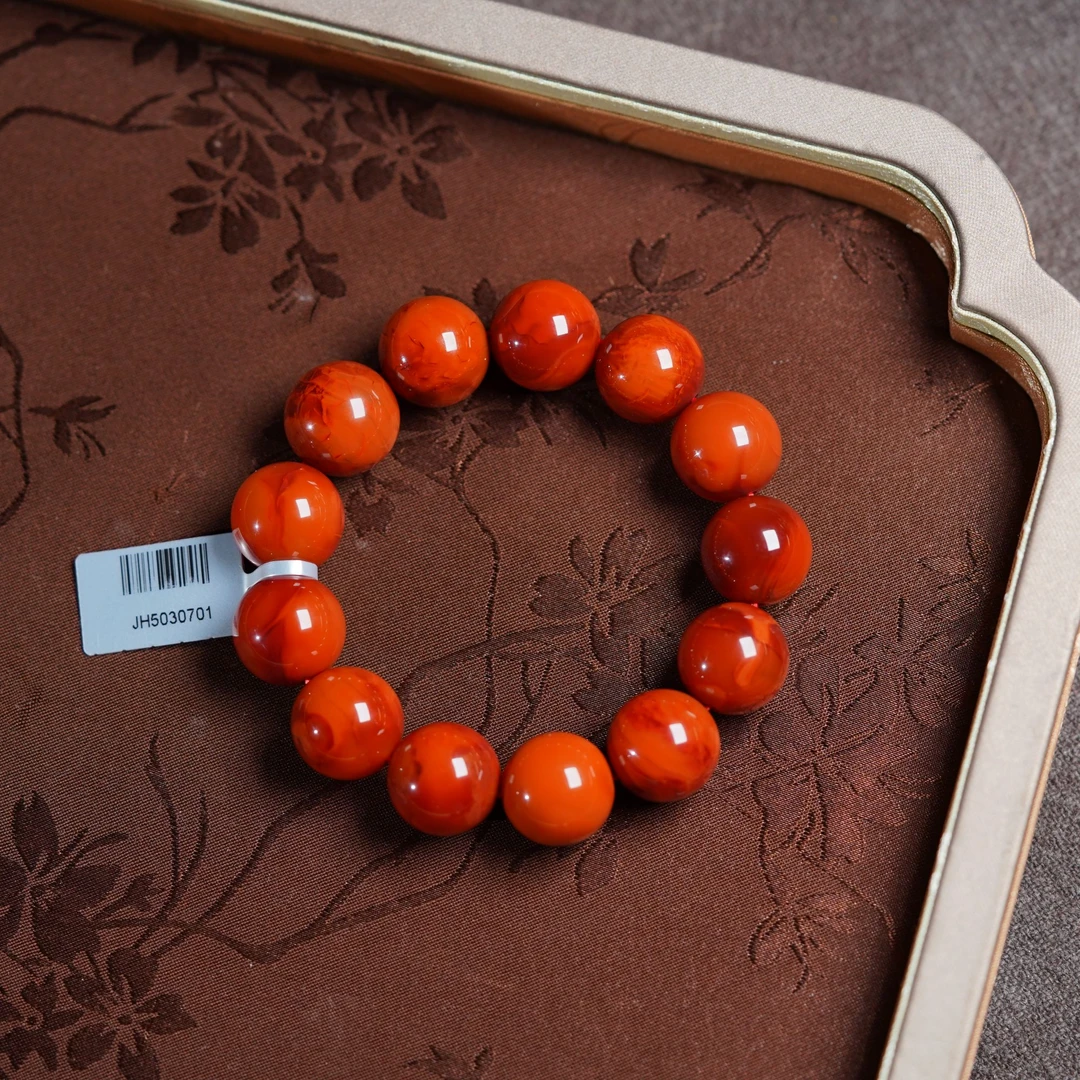 左边婷姐丨南红手串（JH5030701)
