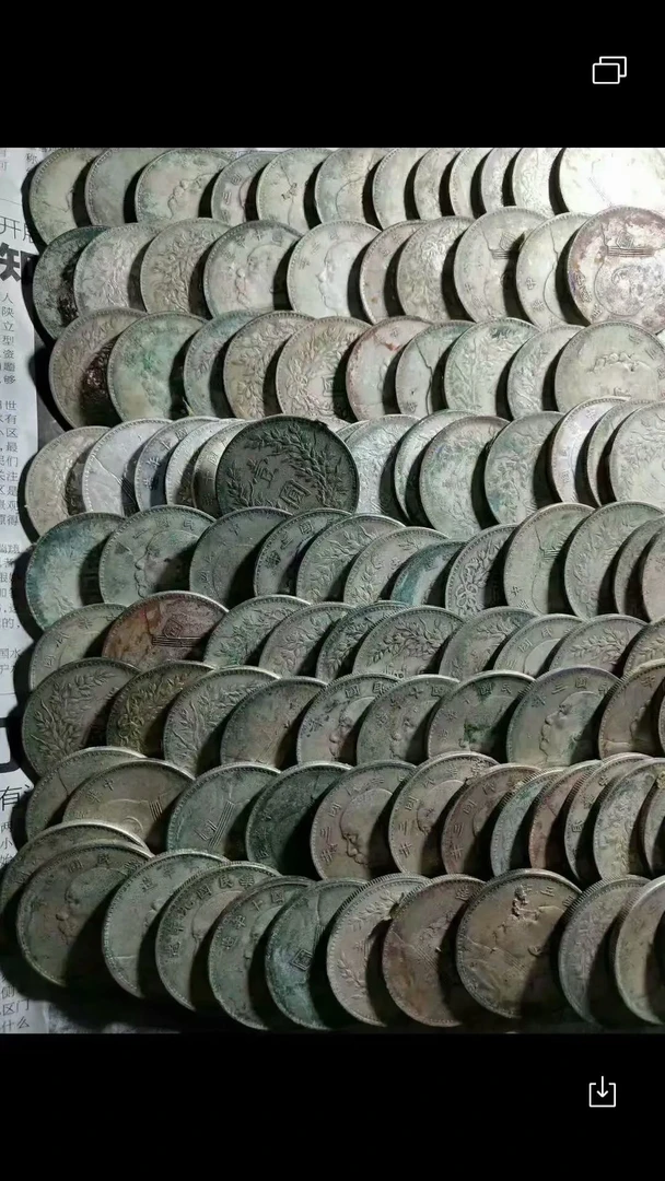 【华北银元收藏】2087仿古复古高品质银制硬币铜质硬币摆件随机发货