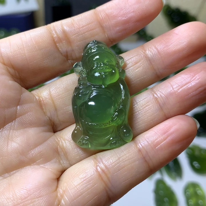 岫玉颈饰未镶嵌吊坠