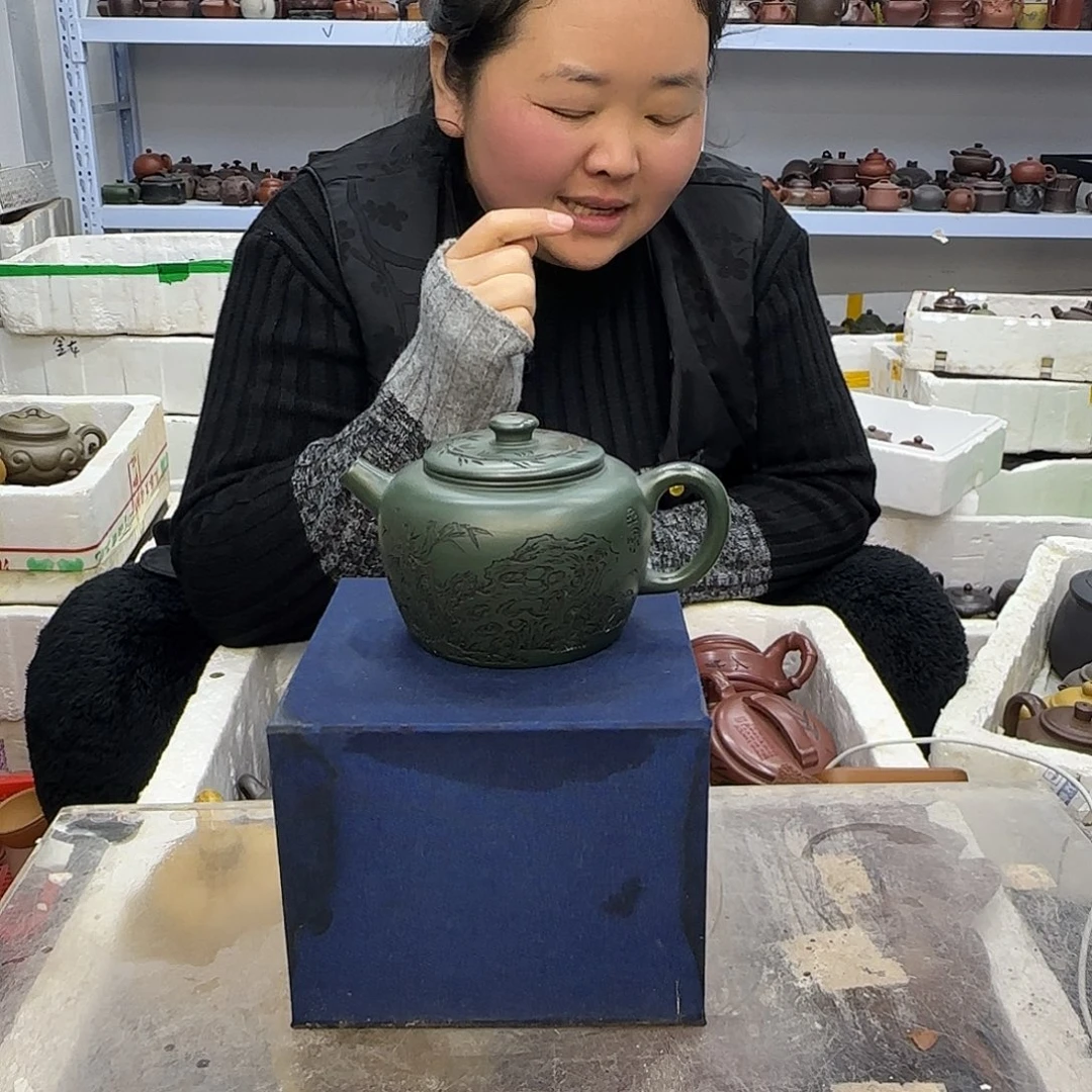 茶壶紫砂宜兴紫砂壶瑕疵处理