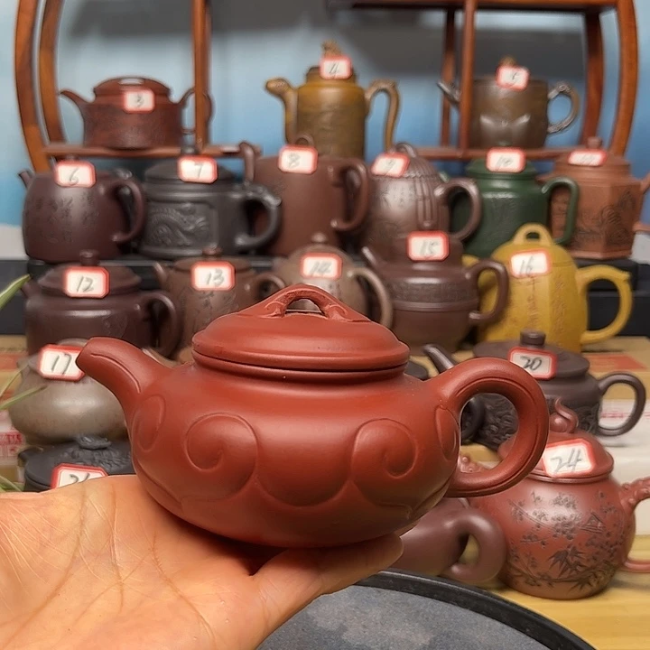 茶壶紫砂微瑕不带证书礼盒200cc